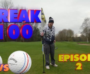 BREAK 100 GOLF!!! (All shots) HIGH handicap golfer. AVX vs CHROME XLS. #golf #subscribe #hitthebell