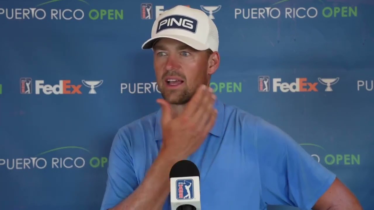 Victor Perez Sunday Interview Day 4 2024 Puerto Rico Open © PGA Tour Victor Perez Sunday Interview Day 4 2024 Puerto Rico Open © PGA Tour