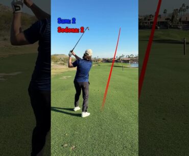 She Almost Hit the PERFECT Golf Shot...