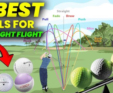 5 BEST GOLF BALLS FOR STRAIGHT FLIGHT 2024: Top Golf Balls for Straighter Drives