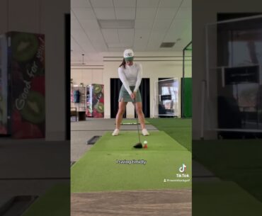 First tee jitters #golfshorts #golfgirl #skillest #golf #golftips