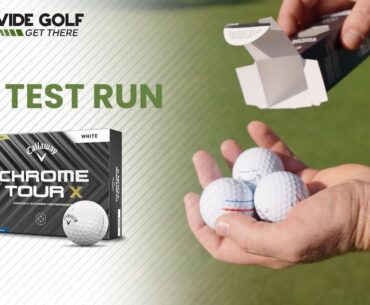 TEST RUN: NEW Callaway Chrome Tour Ball | Ely Callaway Performance Center
