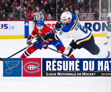 Blues vs. Canadiens 11/2 | Faits saillants