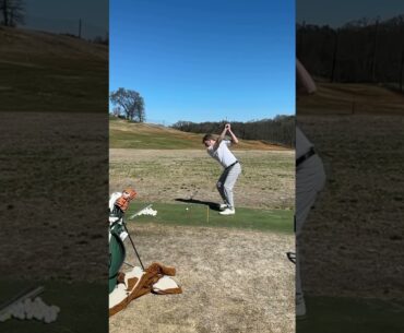 Best Left Handed Golf Swing #golf #golfswing #satisfying