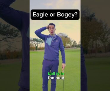 Eagle or bogey - Did you know this golf rule? #golf #golfrules #golfers
