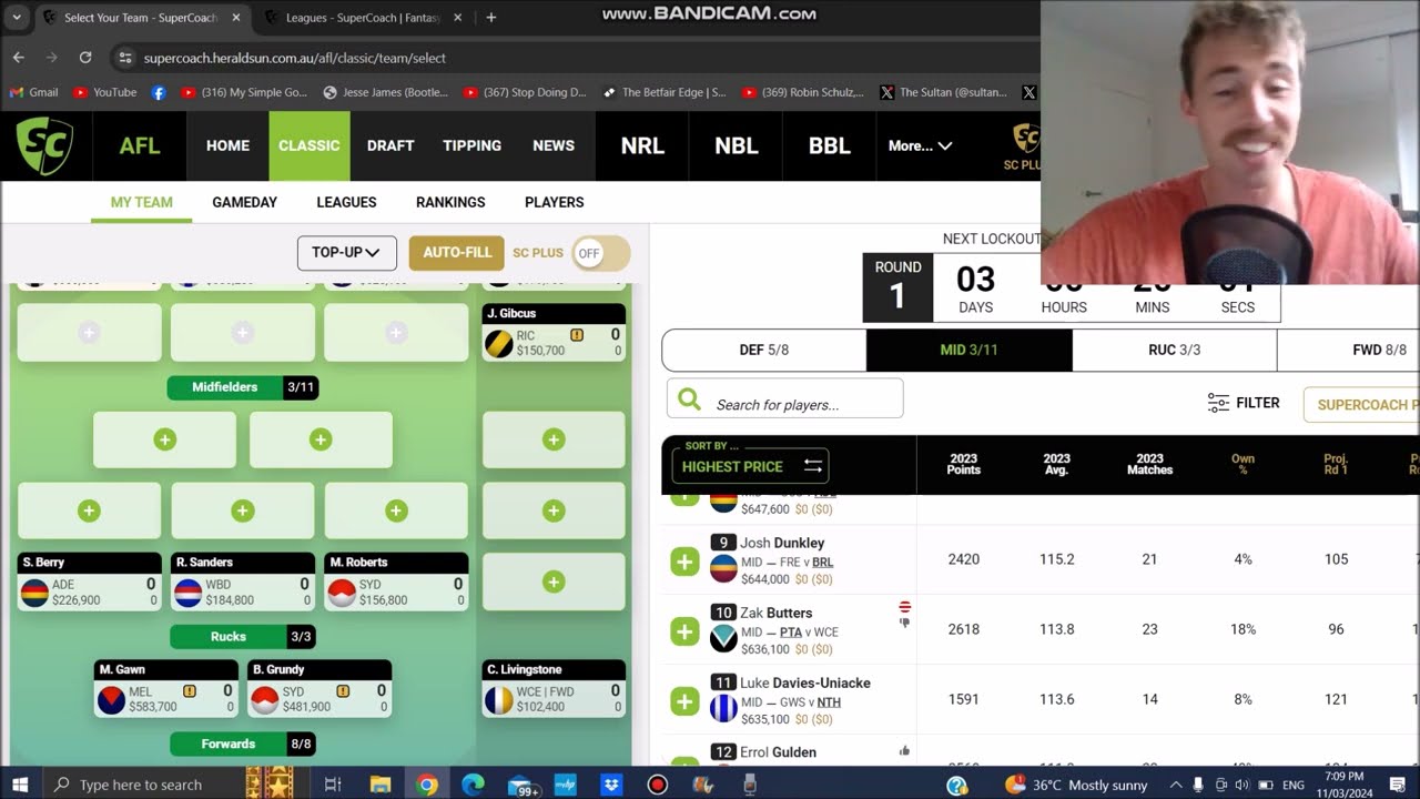 Every Relevant (3%+ ownership) Midfielder Discussed | SuperCoach 2024 Every Relevant (3%+ ownership) Midfielder Discussed | SuperCoach 2024
