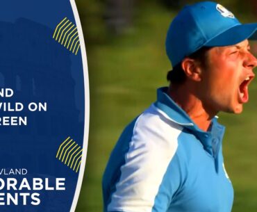 Viktor Hovland Snatches Half a Point During Friday Four-Ball Match | 2023 Ryder Cup