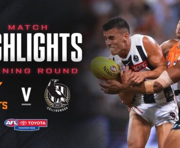 GWS Giants v Collingwood Highlights | Opening Round, 2024 | AFL