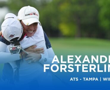 Alexandra Försterling wins her third LET title | Aramco Team Series - Tampa