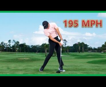 195MPH 초장타자 "카메론 챔프" 환상적인 장타스윙모션 & 슬로우모션, Cameron Champ Amazing Swing Motion & Slow Motion 2024