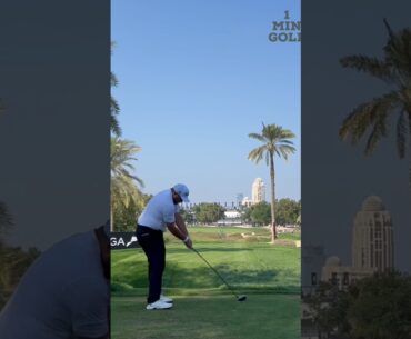 Zander Lombard’s Power Fade ⛳️| Dubai Desert Classic #golf #golfswing