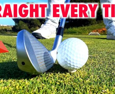 How To Hit Straight Iron Shots Consistently - Simple Golf Swing Tips
