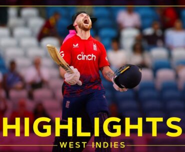 Salt Hits Stunning Century | Highlights | West Indies v England | 4th T20I