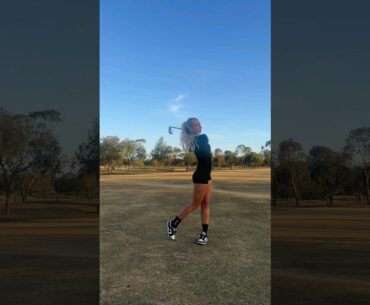 Grace Hallinan#golf #golfswing #shorts