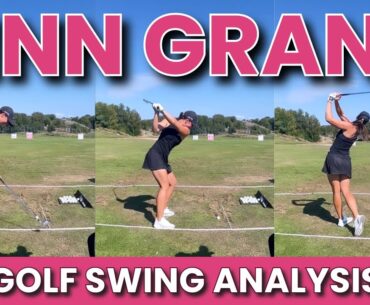LPGA Hot Rookie Linn Grant Beautiful Golf Swing Analysis