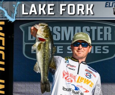 ELITE: Day 2 weigh-in at Lake Fork