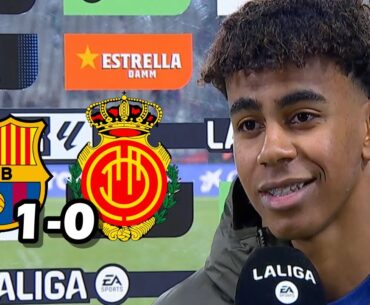 LA REACCION DE LAMINE YAMAL TRAS EL GOLAZO Y LA VICTORIA FC BARCELONA 1-0 MALLORCA RCD