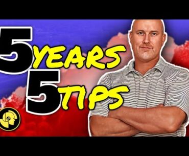 What have I learned after 5 YEARS on YouTube? 5 GOLF TIPS