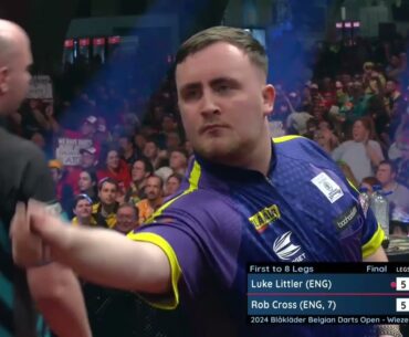 LUKE LITTLER HITS A NINE-DARTER IN A EURO TOUR FINAL!