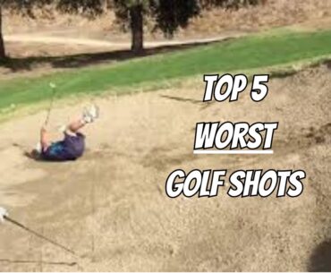 Disaster Strikes: Top 5 Golf Failures
