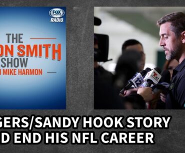 Aaron Rodgers-Sandy Hook Story Could End His NFL Career | JASON SMITH SHOW