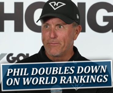 Phil Mickelson Doubles Down On LIV World Rankings Snub