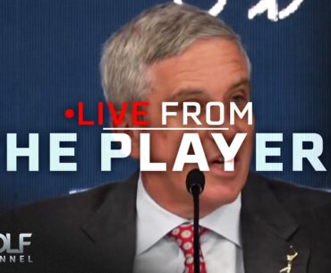 Jay Monahan talks SSG, PGA Tour schedule (FULL PRESSER) | Live From The Players | Golf Channel