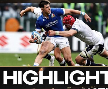 HIGHLIGHTS | 🏴󠁧󠁢󠁳󠁣󠁴󠁿SCOTLAND V ITALY 🇮🇹 | 2024 MENS GUINNESS SIX NATIONS