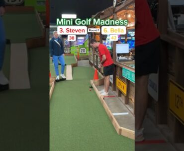 Mini Golf Madness | 3. Steven vs 6. Bella (Hole 18) #minigolf