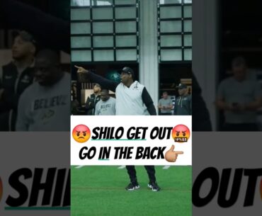 Shilo "GET OUT" Deion Kicks #Shilo Out Of Practice For Lagging😡🫣 | IT'S NOT JUST ME | #shorts #deion