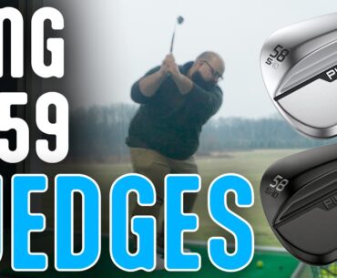 As requested, A.J. will swing a few! - Ping S159 Wedges