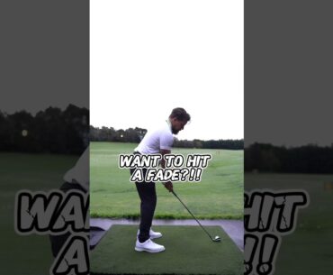 How to hit a FADE like a Tour Pro!! #golfingtips #golftips #golfcoach #golf #pgatour