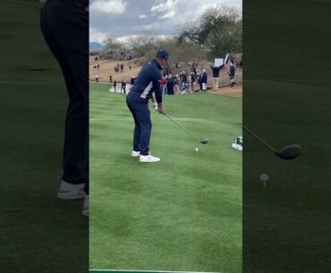 Gary Woodland (2019 US Open Champ)on 15th tee 2nd Rd 2024 WM Phoenix Open TPC Scottsdale