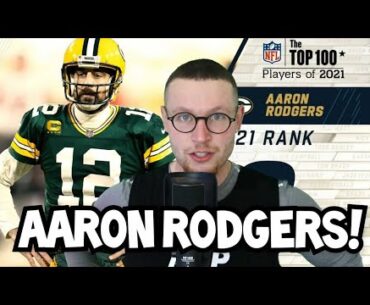 Rugby Player Reacts to AARON RODGERS (QB, Green Bay Packers) #3 The Top 100 NFL Players of 2021!