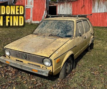 Volkswagen Rabbit: ABANDONED In Barn for 28 Years! Satisfying Car Detailing Restoration