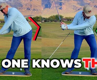 Never Bump Your Hips In The Golf Swing! (Shift Instead LIKE THIS)