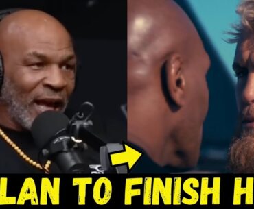 Mike Tyson Talks Upcoming Boxing Match With Jake Paul (Face Off Footage)