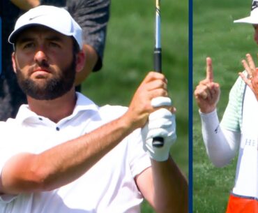 Scottie Scheffler’s 92-yard EAGLE hole-out at THE PLAYERS