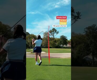 Wherever the ball lands I have to PLAY - HOLE IN ONE?!
