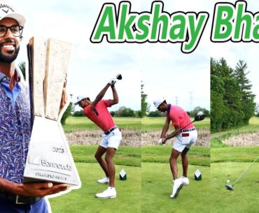 Akshay Bhatia アクシェイ・バティア 米国の男子ゴルフ スローモーションスイング!!!
