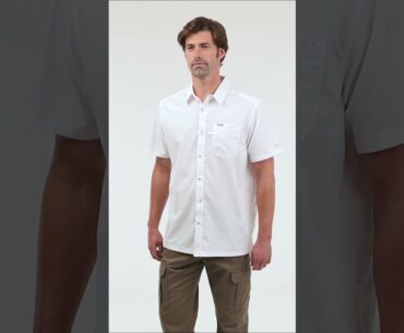 Columbia Logo Embroidered Slack Tide Camp Shirt - For Men  - Buy at ApparelnBags.com