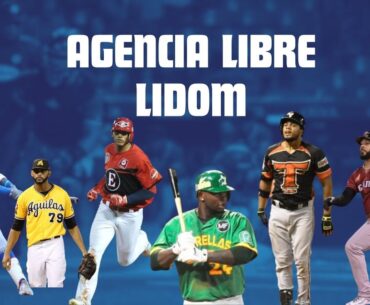 🔴 EN VIVO ¿EN LA AGENCIA LIBRE DE LIDOM QUE JUGADOR TE GUSTARÍA FIRME CON TU EQUIPO?