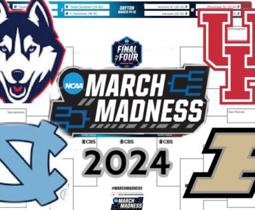 2024 NCAA TOURNAMENT BRACKET PREDICTIONS | MARCH MADNESS PREDICTIONS