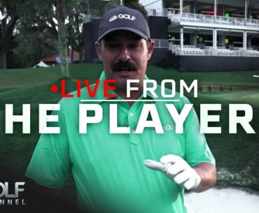 Johnson Wagner recreates Scottie Scheffler's sand shot on 16 | Live From the Players | Golf Channel