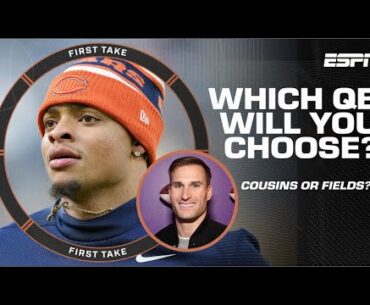 Kirk Cousins or Justin Fields? Stephen A. WEIGHS in 🔥 | First Take