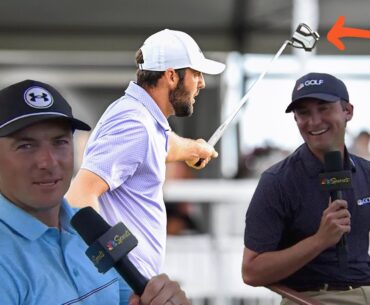 Scottie learned how to putt ... uh oh!