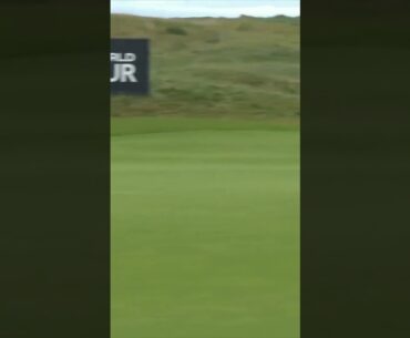 Marcus Armitage with a brilliant shot to give himself an eagle chance at the 2023 #dunhilllinks ⛳️