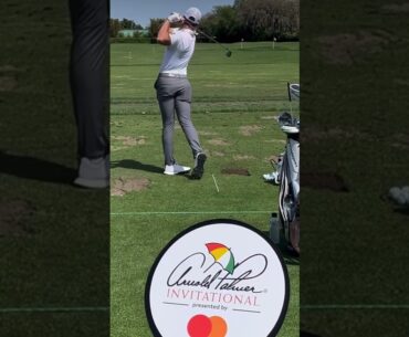Sam burns golf swing down the line #golf #pgatour #samburns
