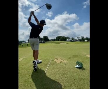 Xander Schauffele super slow motion golf swing. Driver. #golf , #bestgolf , #golfswing