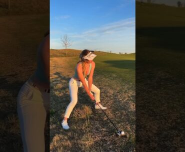 Flopping my 6 iron over a bunker